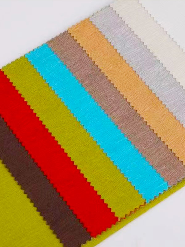 Mass Flocking blackout coated curtain fabric 