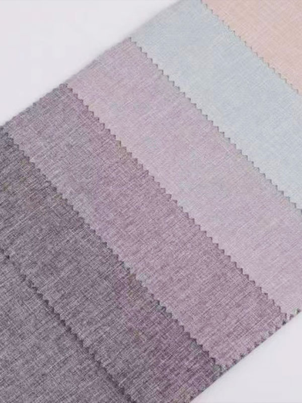 Dacron cation fine linen Flocking blackout coated curtain fabric