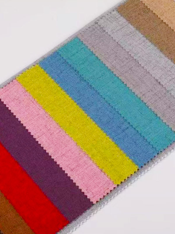 Rainbow linen Waterproof blackout coated curtain fabric