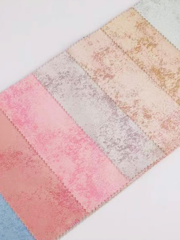 jacquard Flame-retardant blackout coated curtain fabric