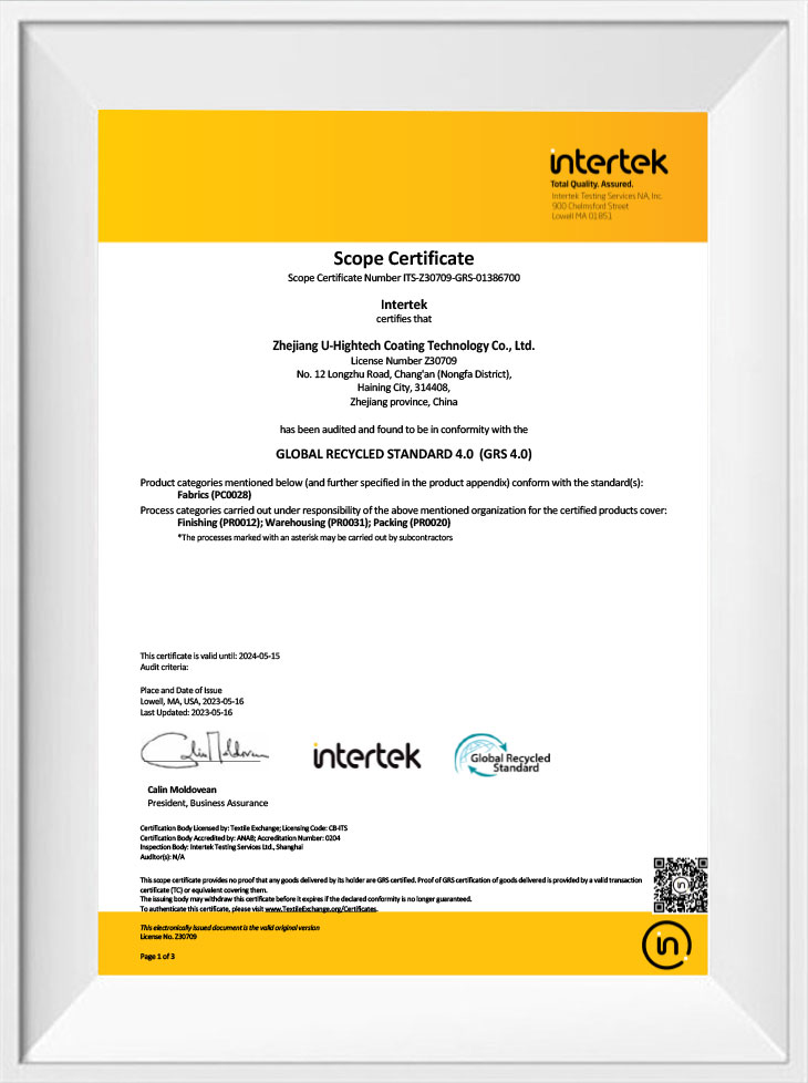 GRS Certificates